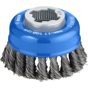 Topfbürste 0,5 mm gezopfter Stahldraht Ø 75 mm