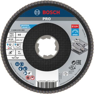 Fächerschleifscheibe gekröpft Ø 125 mm K60