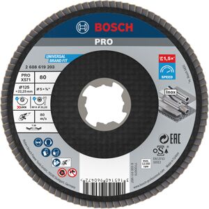 Fächerschleifscheibe gekröpft Ø 125 mm K80