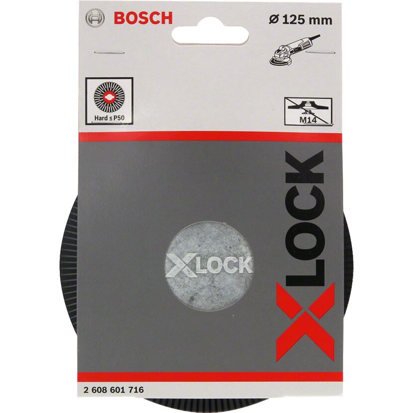 Bosch X-LOCK Stützteller 125 mm hart
