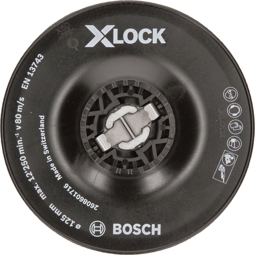 X-LOCK Stützteller 125 mm hart