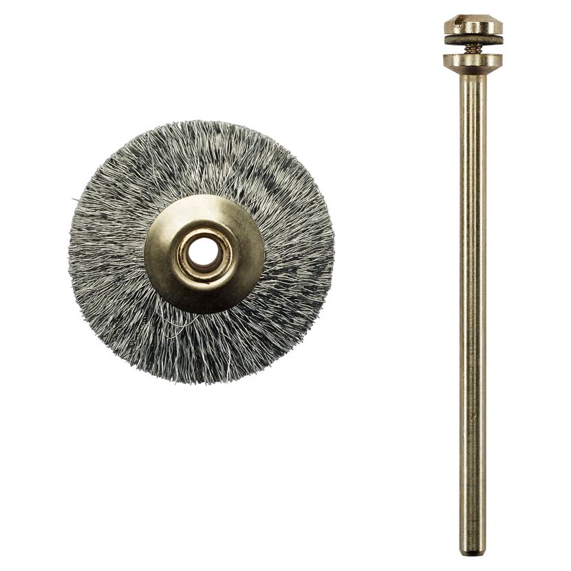Stahldraht-Rundbürsten 'Micromot' Ø 22 mm 5 Stück