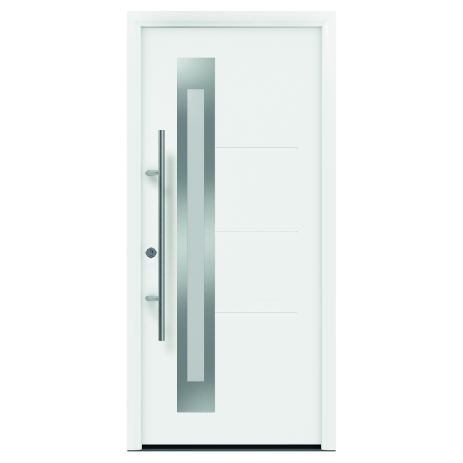 Bild von Haustür 'ISOPRO 780S' weiß 1100 x 2100 mm, links