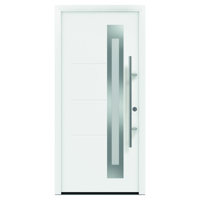Bild von Haustür 'ISOPRO 780S' weiß 1100 x 2100 mm, rechts