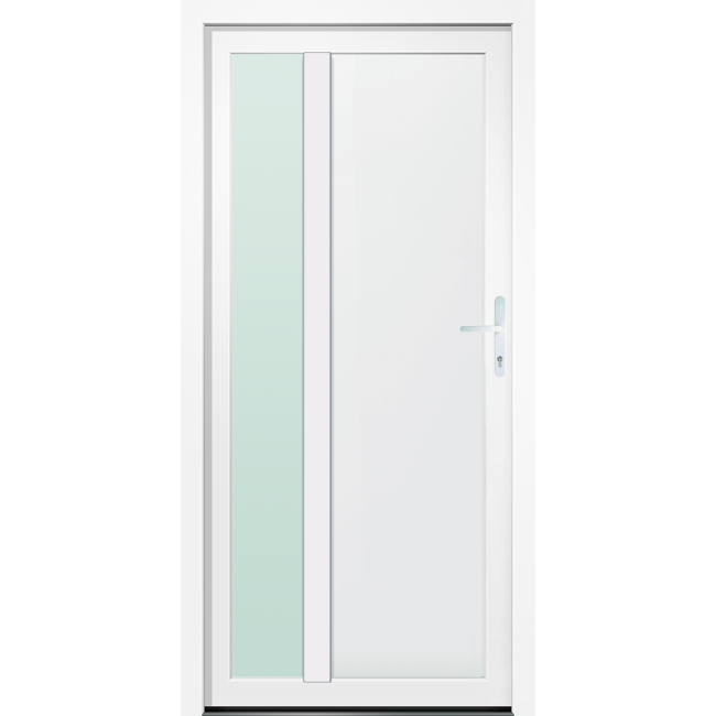 Bild von Mehrzwecktür 'Midland' weiß 1000 x 2000 mm DIN R