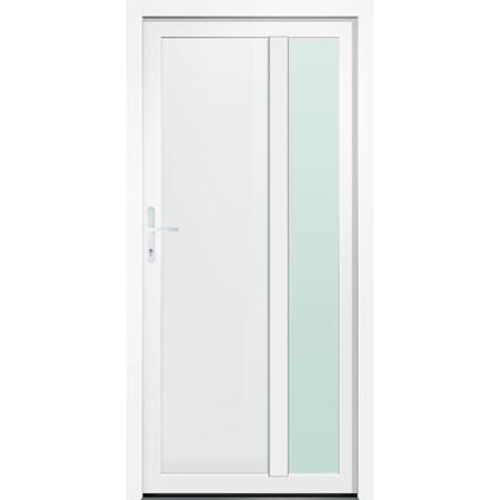 2. Bild von Mehrzwecktür 'Midland' weiß 1000 x 2000 mm DIN L