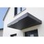 Vordach 'BS 160' Aluminium anthrazit 160 x 90 x 15 cm