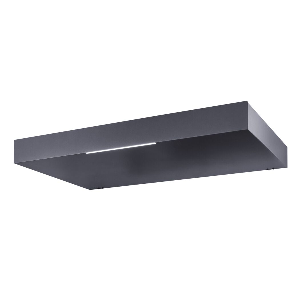 Vordach 'BS 160' Aluminium anthrazit 160 x 90 x 15 cm