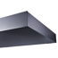 Vordach 'BS 200' Aluminium anthrazit 200 x 90 x 15 cm