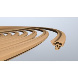 Türdichtung für Holzzarge Meterware beige