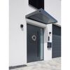 Vordach 'BS 3D-Line 160' Aluminium anthrazit 160 x 90 x 12,5 cm