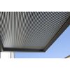 Vordach 'BS 3D-Line 160' Aluminium anthrazit 160 x 90 x 12,5 cm