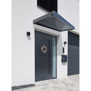 Vordach 'BS 3D-Line 200' Aluminium anthrazit 200 x 90 x 12,5 cm