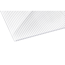 Hohlkammerplatte Zebra 200 x 98 x 1,6 cm weiß