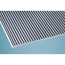 Hohlkammerplatte Zebra 250 x 98 x 1,6 cm anthrazit