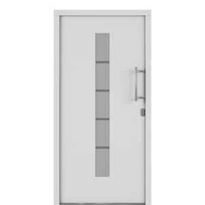 Alu-Kunststoffhaustür 'Calgary' 1000 x 2000 mm DIN R