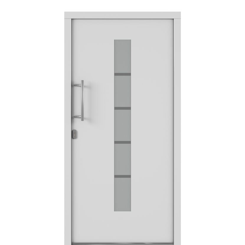 Alu-Kunststoffhaustür 'Calgary' 1000 x 2000 mm DIN L