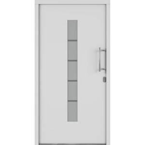 Alu-Kunststoffhaustür 'Calgary' 1100 x 2100 mm DIN R