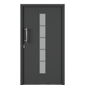 Alu-Kunststoffhaustür 'Calgary' 1000 x 2000 mm DIN L