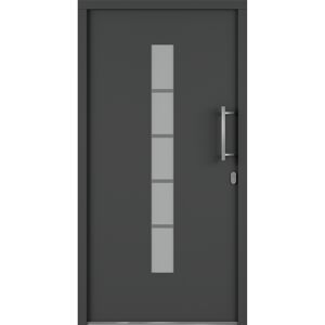 Alu-Kunststoffhaustür 'Calgary' 1100 x 2100 mm DIN R