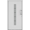 Alu-Kunststoffhaustür 'Calg' 1100 x 2100 mm DIN R