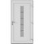 Alu-Kunststoffhaustür 'Calg' 1100 x 2100 mm DIN R