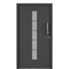 Alu-Kunststoffhaustür 'Calg' 1000 x 2000 mm DIN R