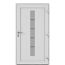 Alu-Kunststoffhaustür 'Calg' 1000 x 2000 mm DIN R