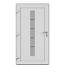Alu-Kunststoffhaustür 'Calg' 1000 x 2000 mm DIN L
