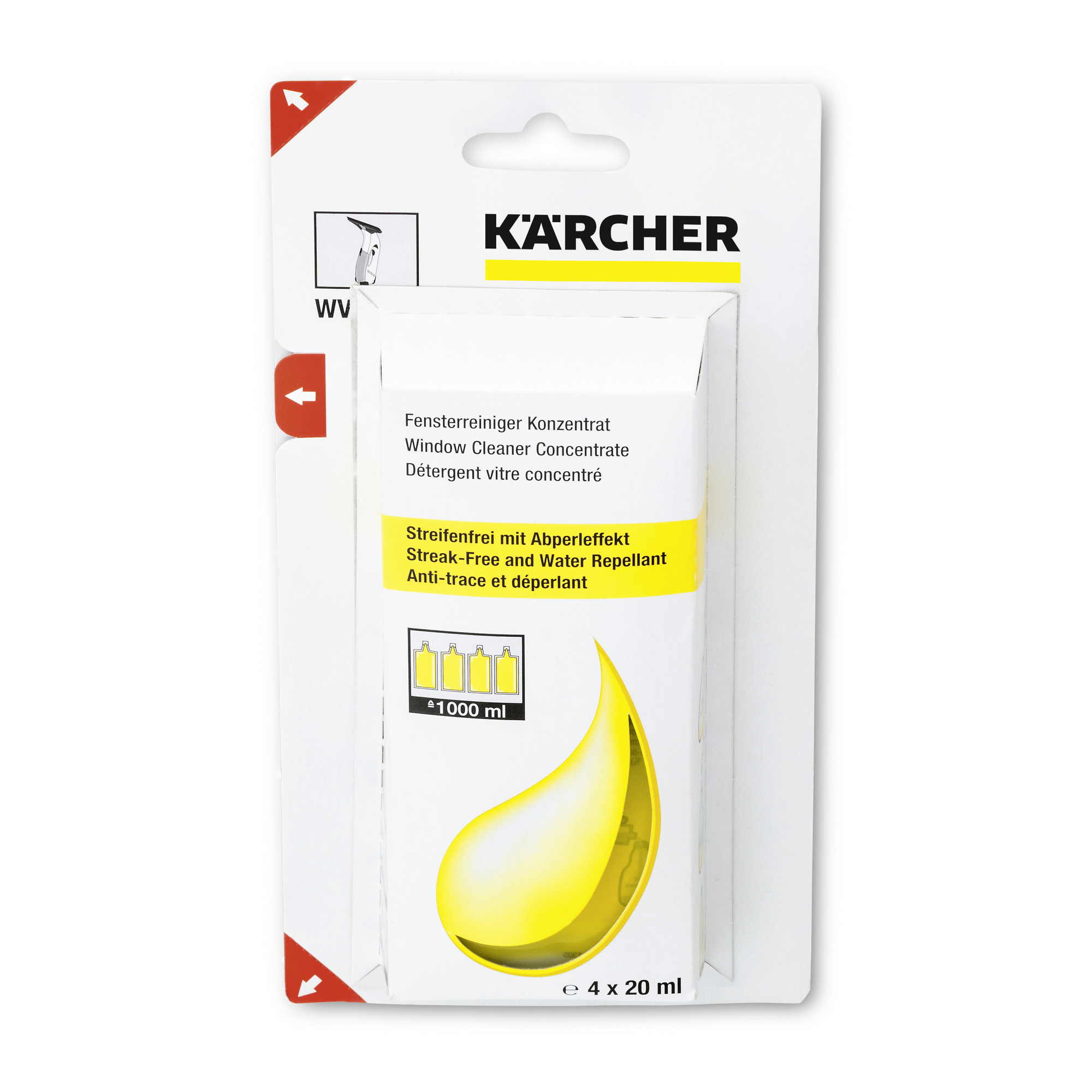 Fensterreiniger-Konzentrat 4 x 20 ml