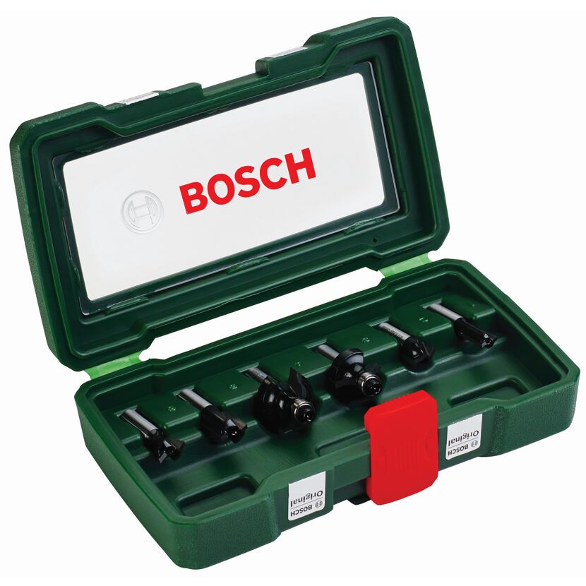 Fräser-Set 6-teilig Ø 8 mm