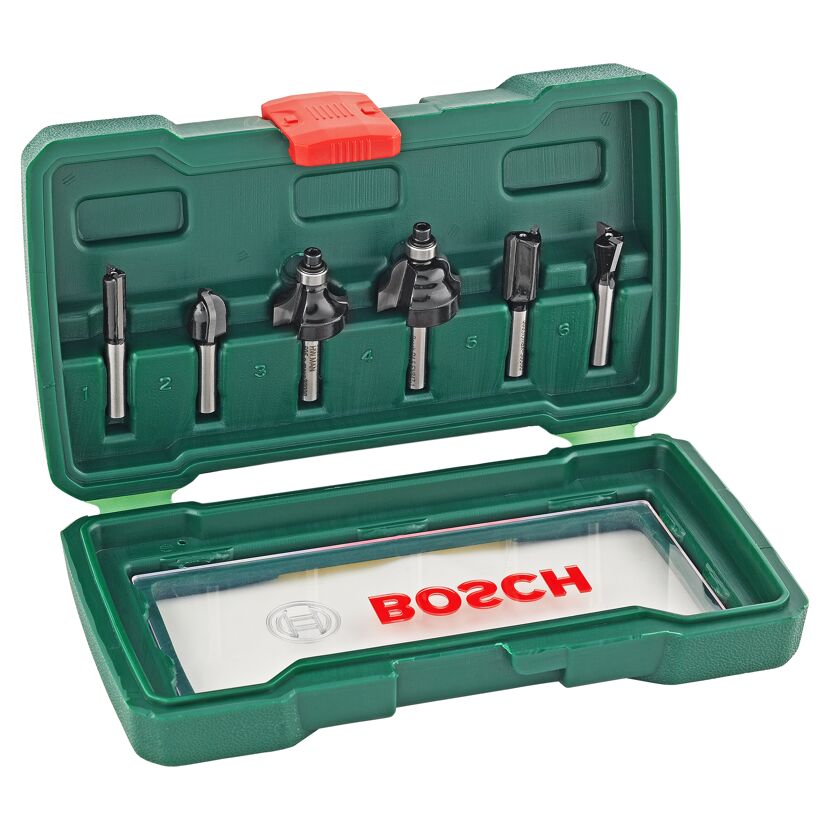 Fräser-Set 6-teilig Ø 6 mm