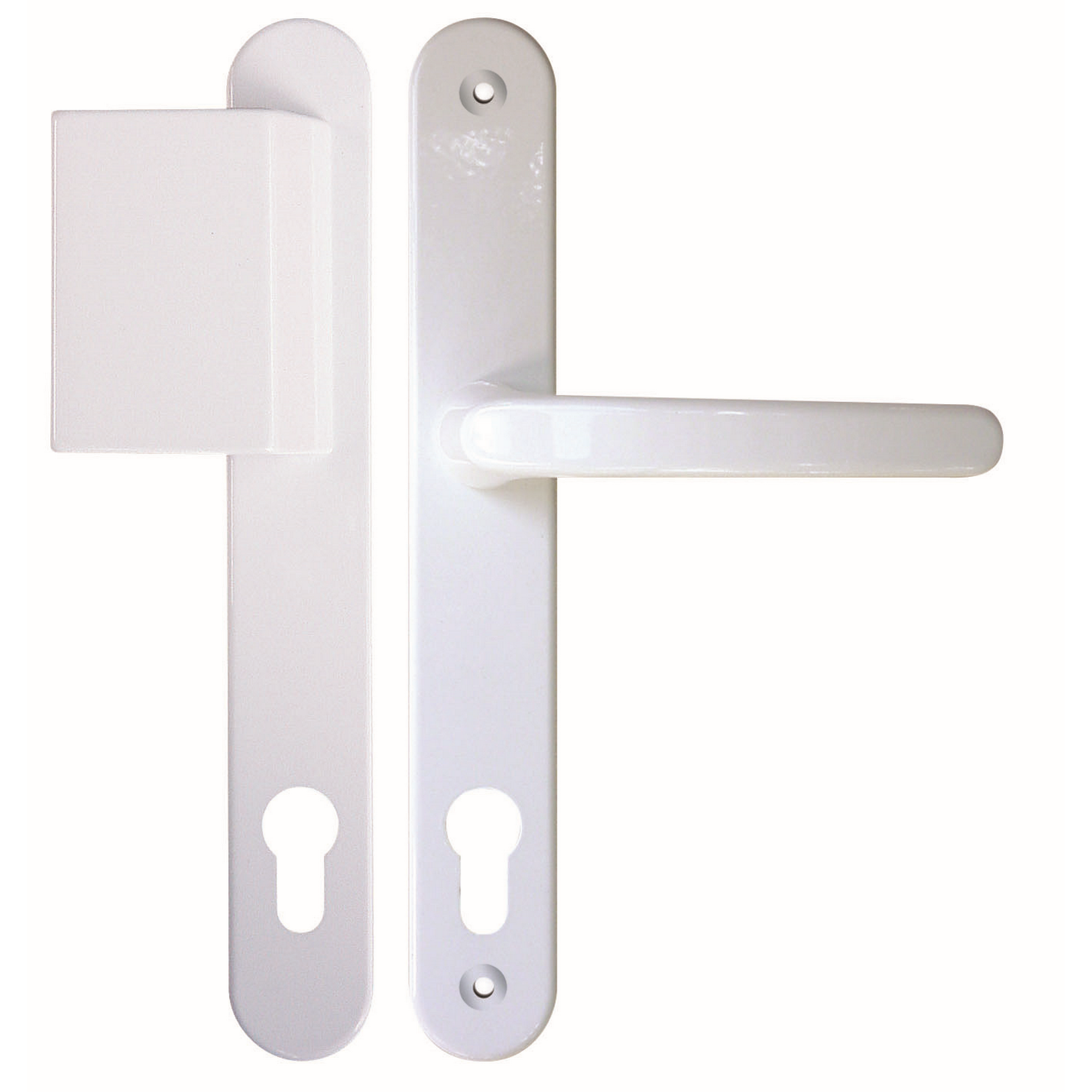 Türdrücker 'Contour' weiss 92 mm