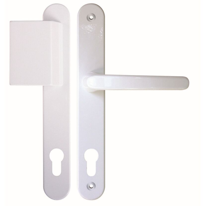 Türdrücker 'Contour' weiss 92 mm