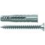 fischer Universaldübel UX 6 x 35 R S/20 mit Rand und Schraube 25 Stück
