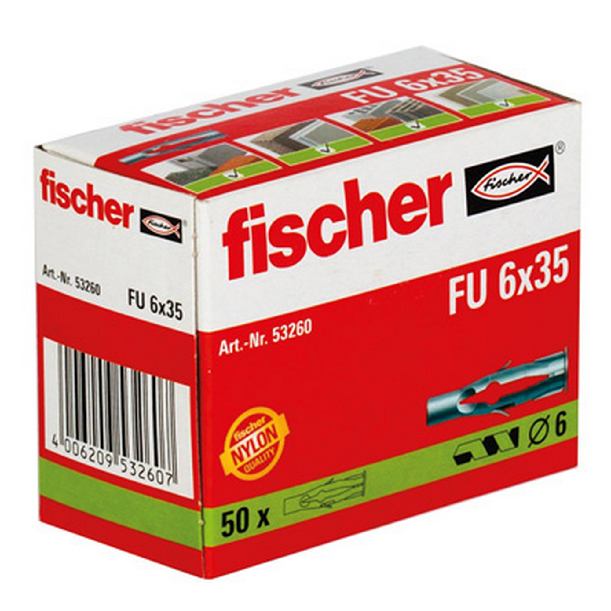 fischer Universaldübel FU 6 x 35 50 Stück + product picture