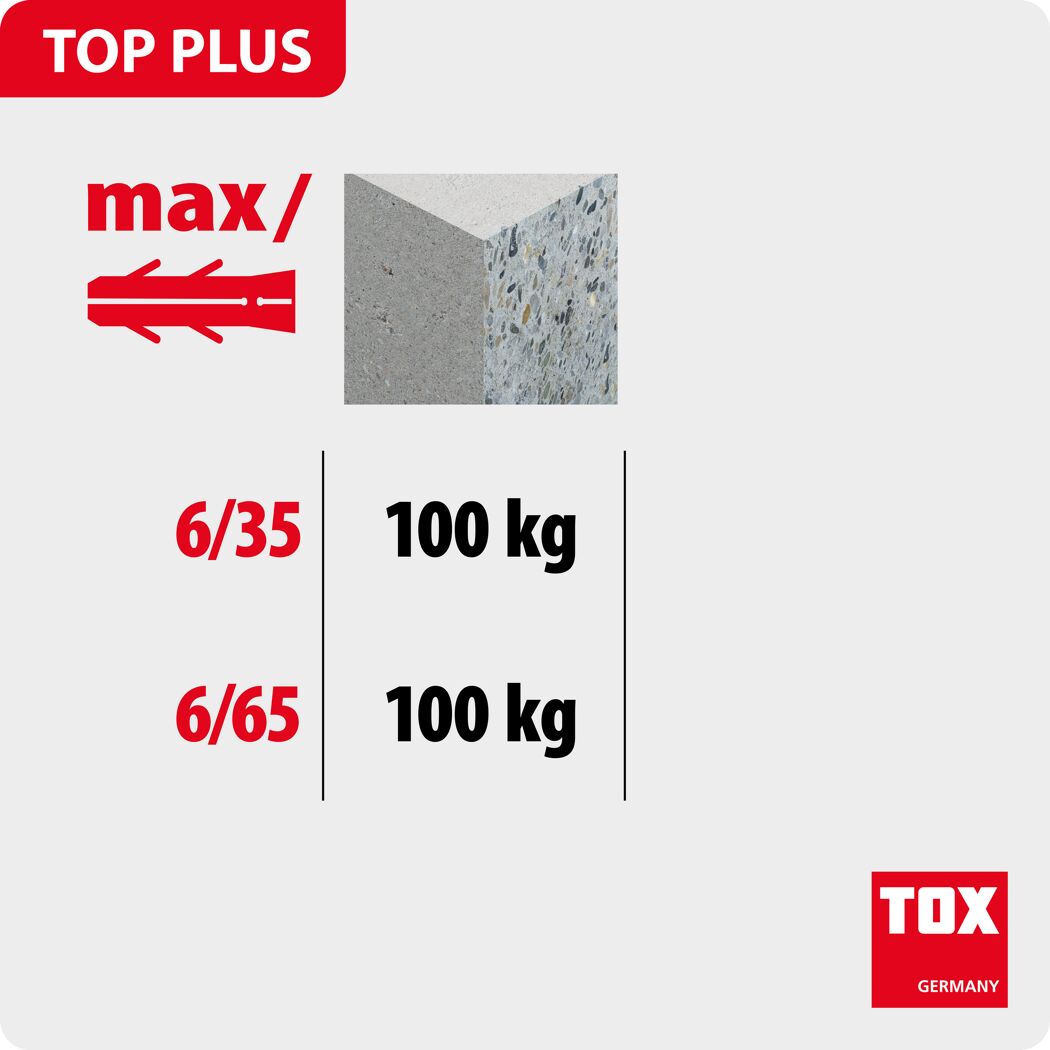 Deckennagel 'Top' Ø 0,6 x 3,5 cm 6 Stück