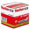 fischer Universaldübel UX 10 x 60 R mit Rand 25 Stück