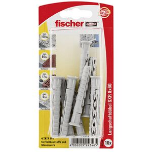 fischer Langschaftdübel SXR 8 x 60 10 Stück