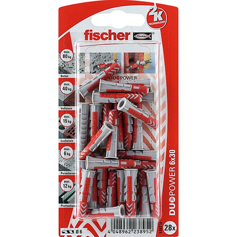 fischer DUOPOWER 6 x 30 28 Stück
