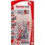 fischer DUOPOWER 8 x 40 WH mit Winkelhaken 4 Stück