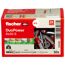 fischer DUOPOWER 6 x 30 S LD mit Schraube 50 Stück