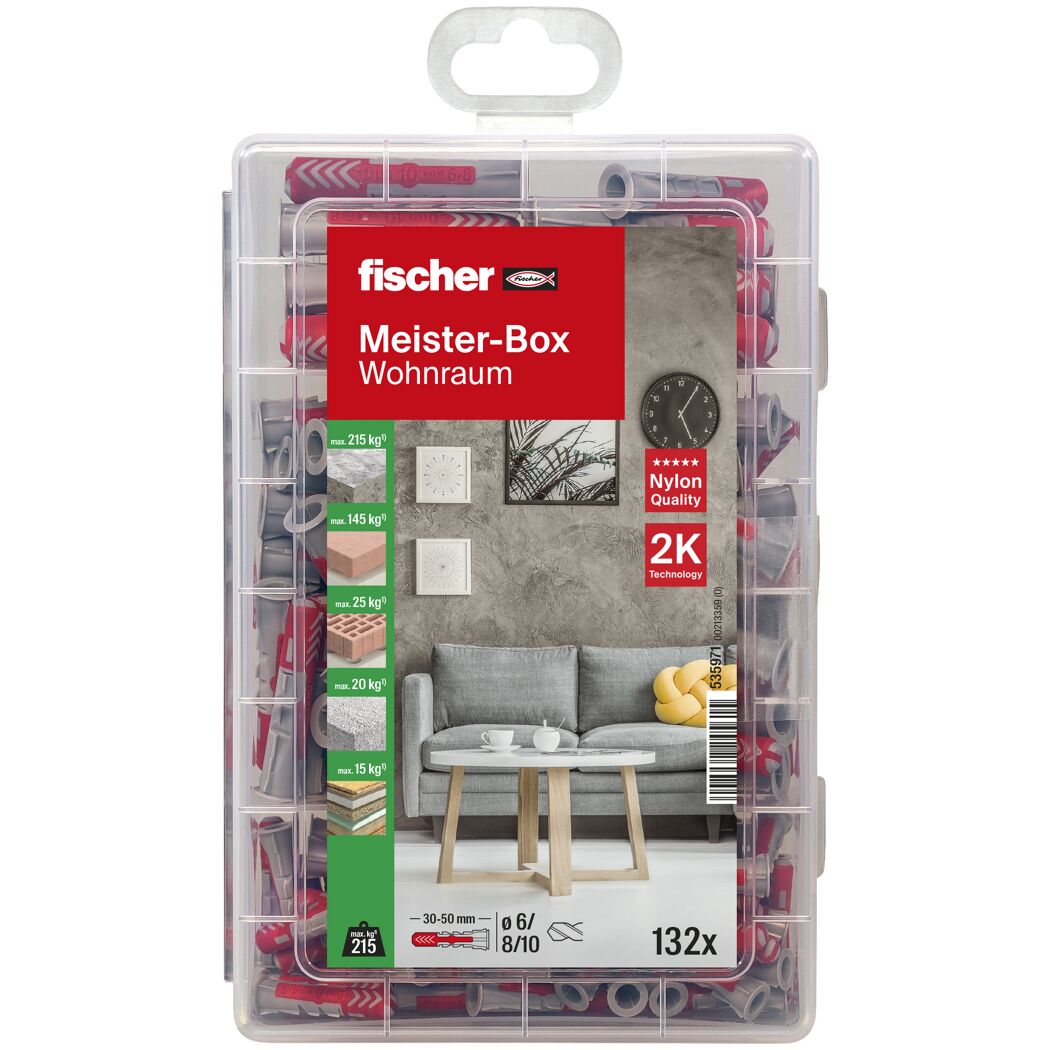Dübel Meisterbox DUOPOWER 132-teilig