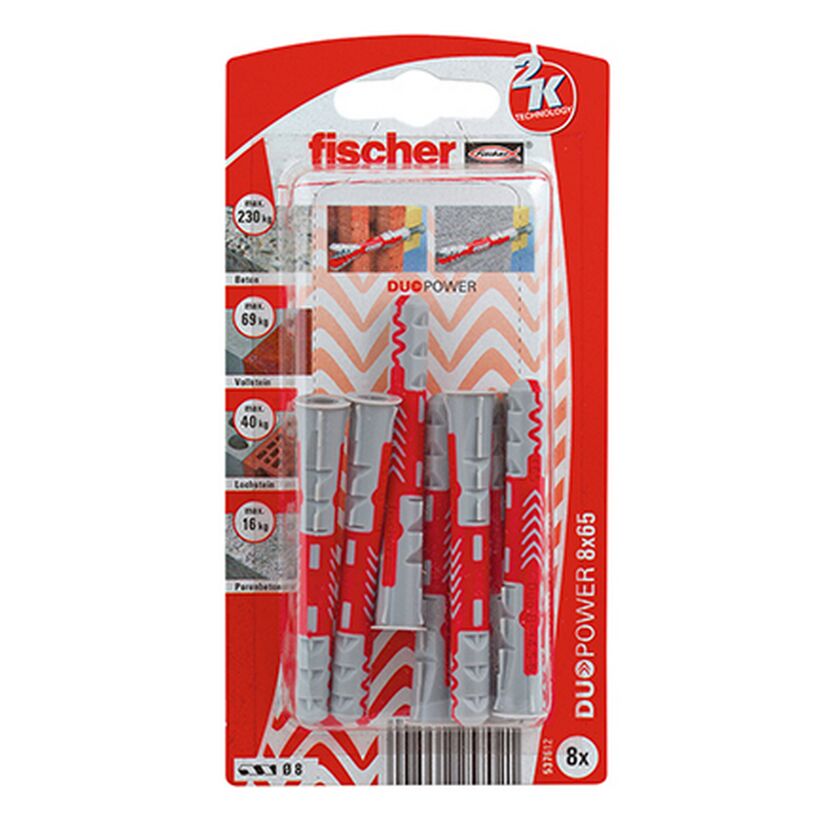 Fischer DUOPOWER 8x65 Dübel