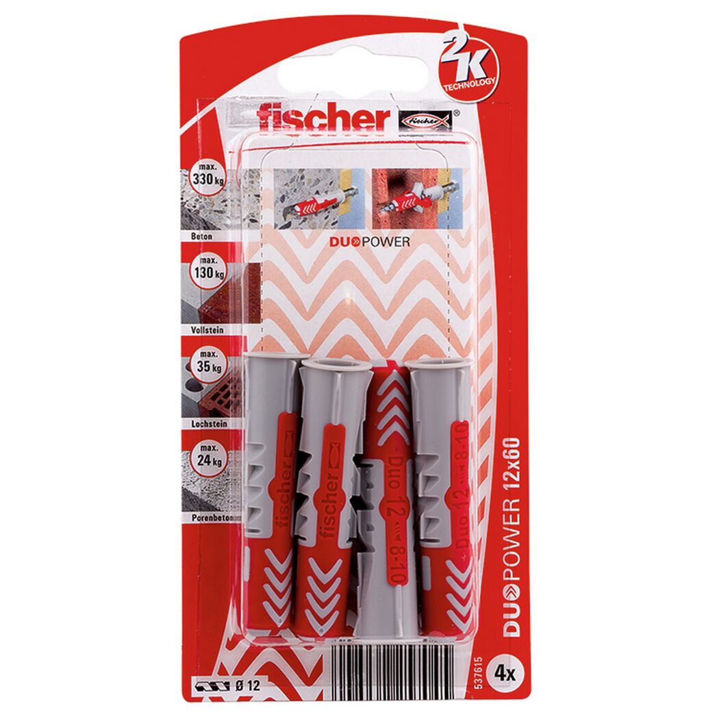 Fischer DUOPOWER 12x60mm, 4 Stück