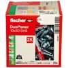 Montage-Set 'Duopower' Dübel und Schrauben, Ø 10 x 50 mm, 50-teilig