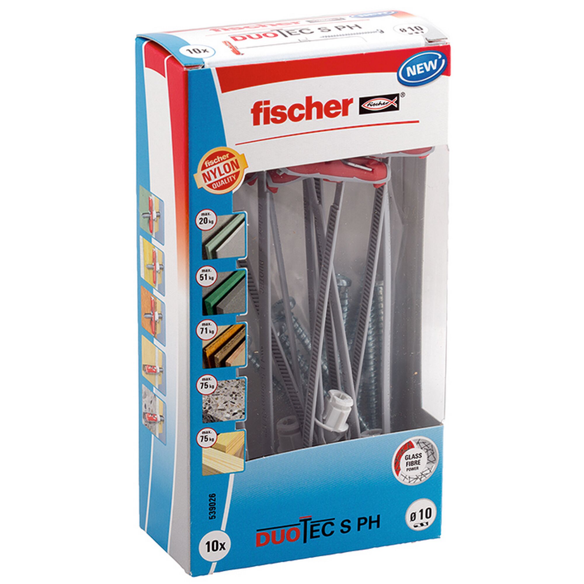 Fischer DUOTEC S PH Dübel in Verpackung
