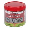 Runddose mit Universaldübeln 'UX' Ø 6 x 35 mm, 185 Stück