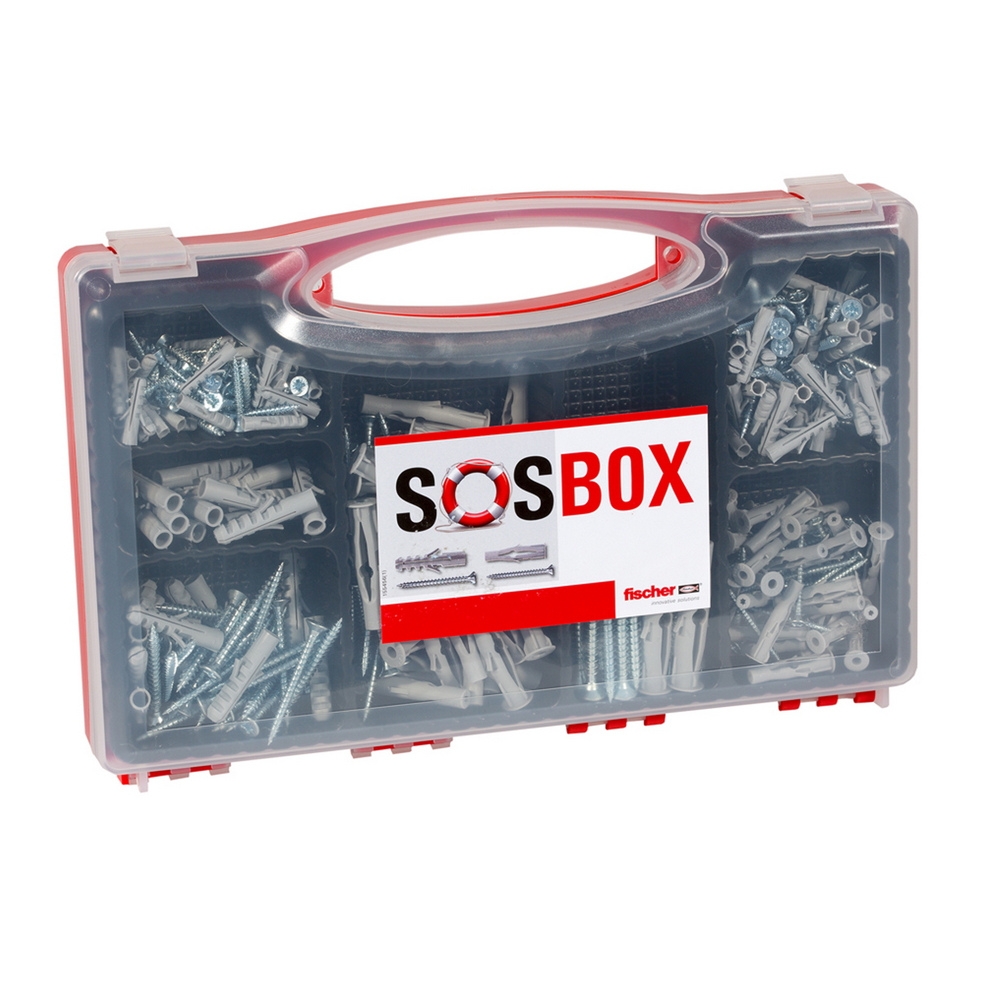 Montage-Set 'SOS-Box S + FU' Dübel und Schrauben, 180-teilig + product picture