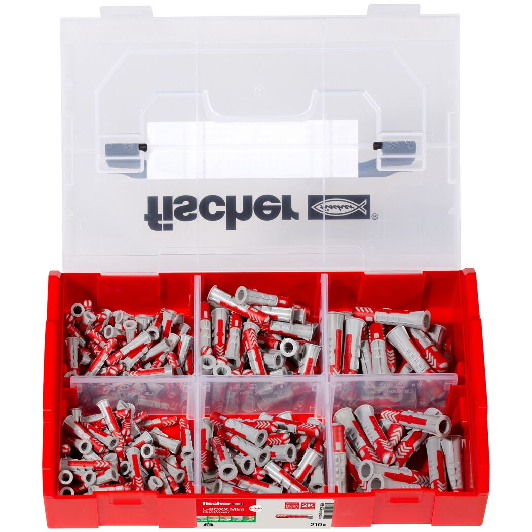 Dübel-Box 'FIXtainer - Duopower' 210-teilig